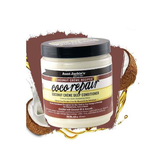 Aunt Jackie's Coco Repair Coconut Cream Deep Conditioner (15oz) | Miami Beauty Supply