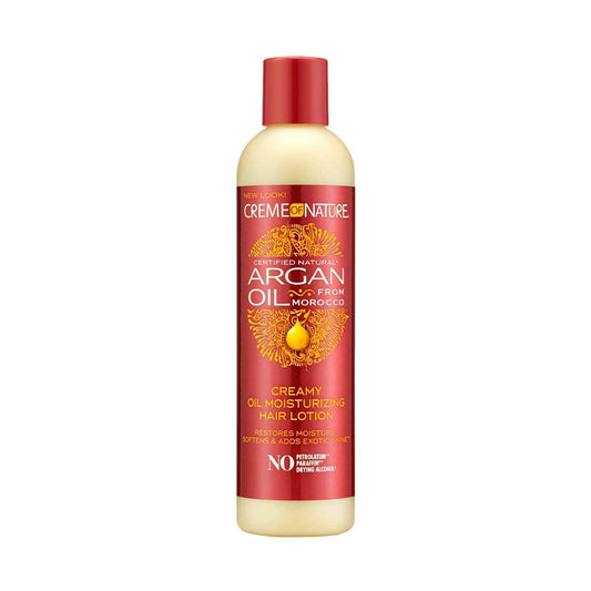 Creme Of Nature Argan Oil Creamy Oil Moisturizing Hair Lotion (8.45oz) | Miami Beauty Supply