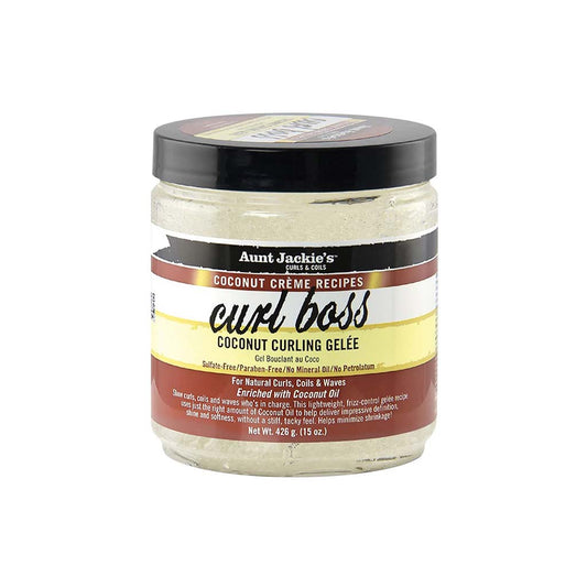 Aunt Jackie's Curl Boss Coconut Curling Gelee (15oz) | Miami Beauty Supply