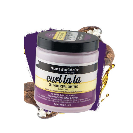 Aunt Jackie's Curl La La Defining Curl Custard Cream (15oz) | Miami Beauty Supply