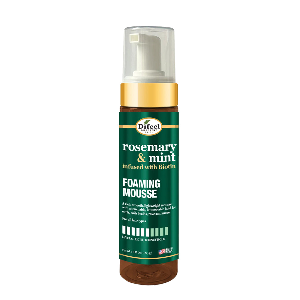 Difeel Rosemary & Mint Foaming Mousse (8 oz)