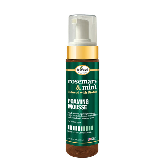 Difeel Rosemary & Mint Foaming Mousse (8 oz)