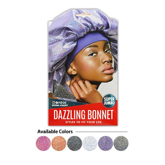 Donna - Dazzling Bonnet - Super Jumbo - Assorted | Miami Beauty Supply