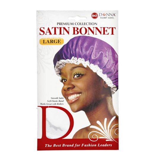 Donna - Satin Bonnet - Large - Assorted | Miami Beauty Supply