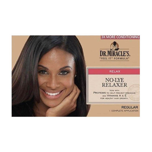 Dr Miracle's No-Lye Relaxer Kit - Regular | Miami Beauty Supply