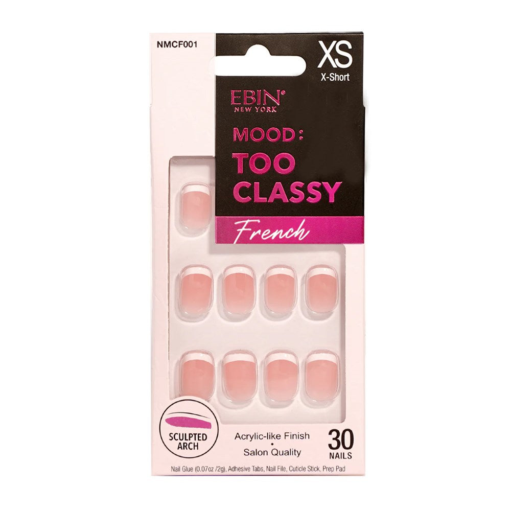 EBIN Mood Too Classy French Nail Tips