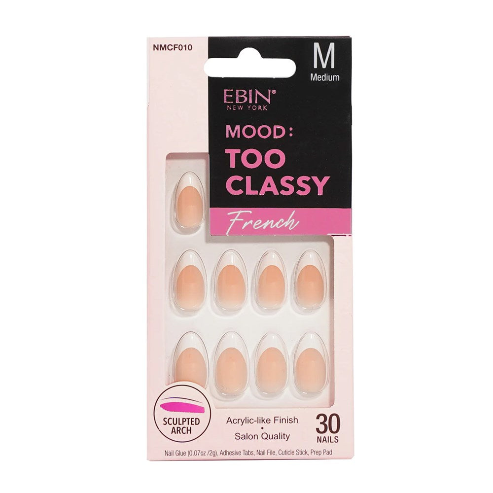 EBIN Mood Too Classy French Nail Tips