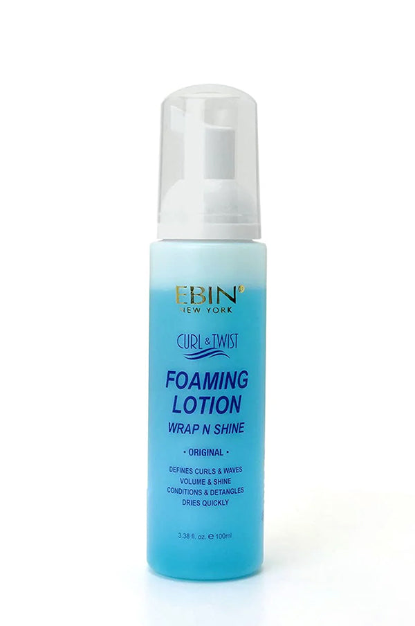 Ebin Curl & Twist Foaming Lotion - Wrap N Shine (100 ml