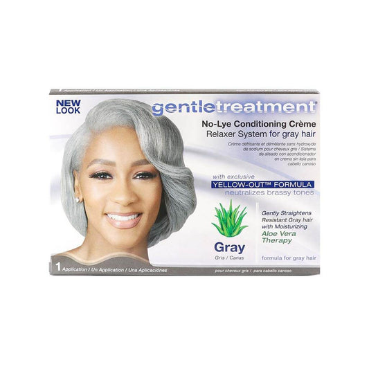 Gentle Treatment No-Lye Conditioning Creme Relaxer Kit - Gray | Miami Beauty Supply