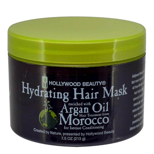 HOLLYWOODBEAUTYMoroccoArganOilHydratingHairMask.jpg | Miami Beauty Supply