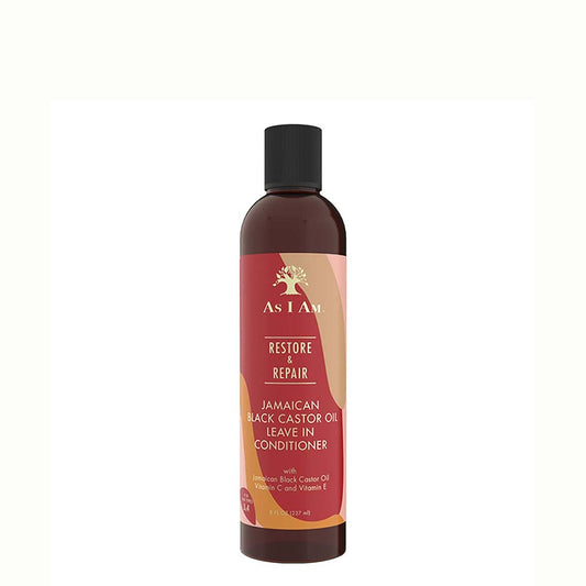 AS I AM Jamaican Black Castor Oil Leave-In Conditioner (8oz) | Miami Beauty Supply