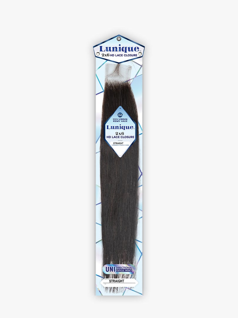 LUNIQUE 2X6 HD LACE CLOSURE STRAIGHT