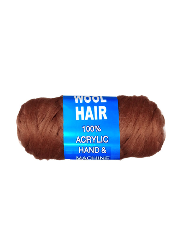 Brazil Wool Hair Knitting Yarn -D.Brown