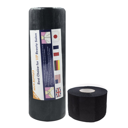 Neck Ruffles Paper-Black (5 IN 1) #99198 (5 rolls/pk) -pk