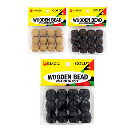 MagicGoldWoodenBeadLarge.jpg | Miami Beauty Supply