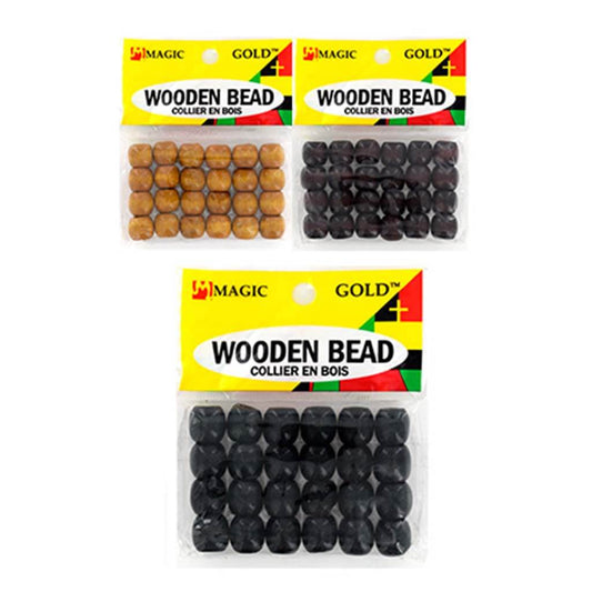 MagicGoldWoodenBeadSmall.jpg | Miami Beauty Supply