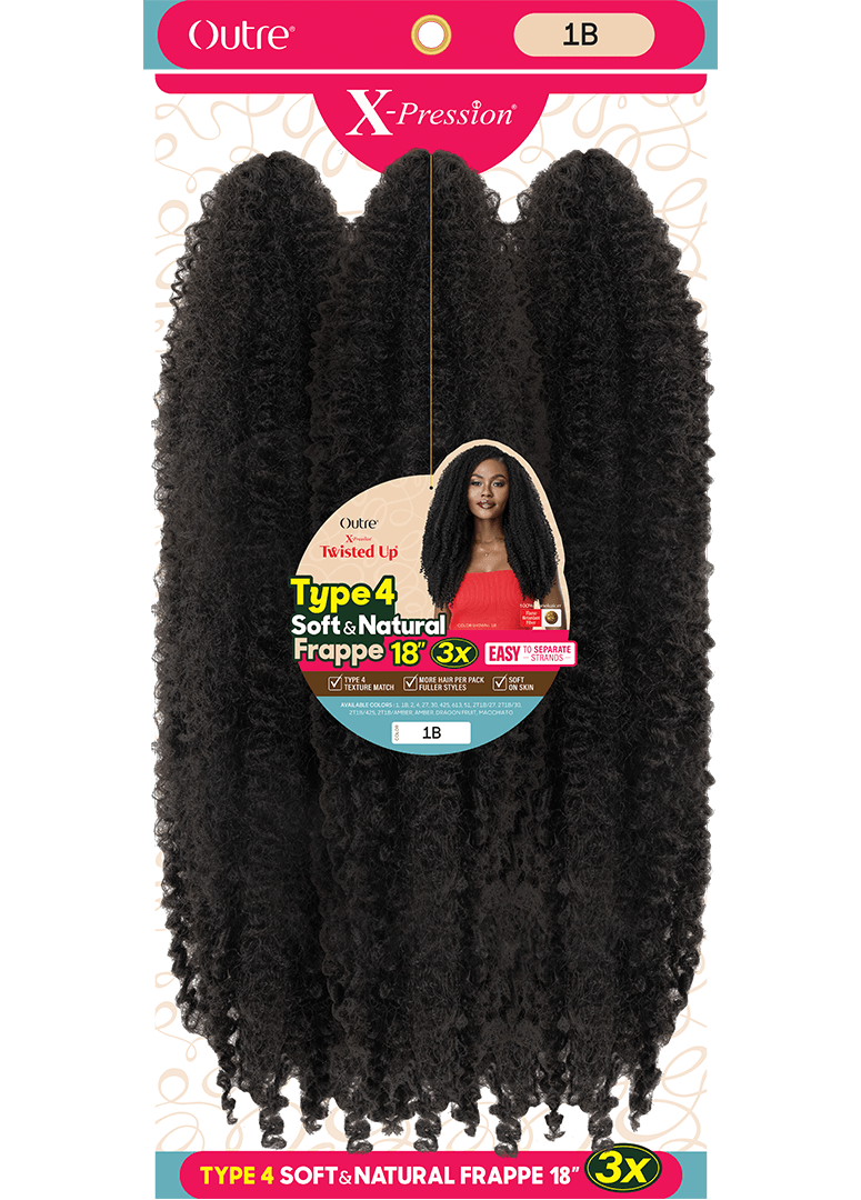 Type 4 Soft & Natural Frappe 18" 3X
