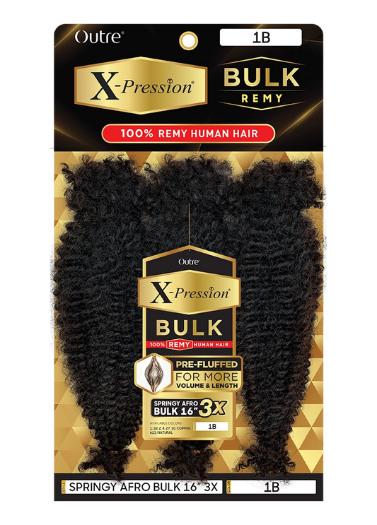 Human Bulk - Springy Afro Bulk 16" 3X