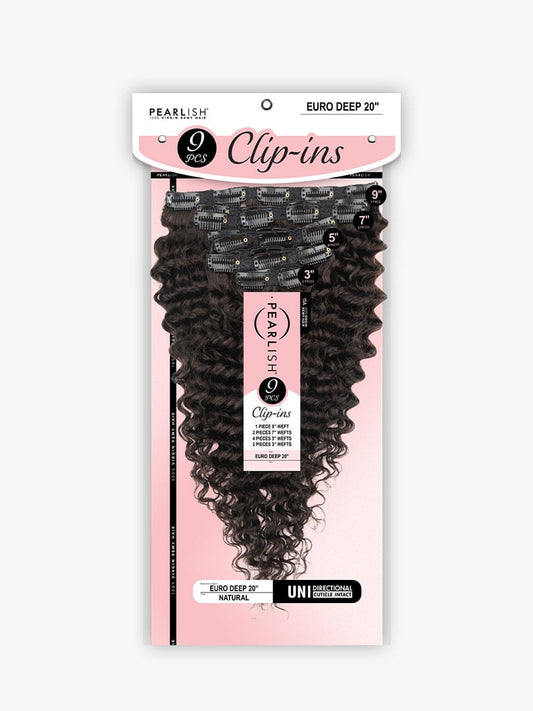PEARLISH CLIP-INS 9PCS_EURO DEEP 20″