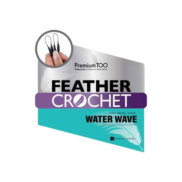 Premium Too Feather Crochet Water Wave 18 "