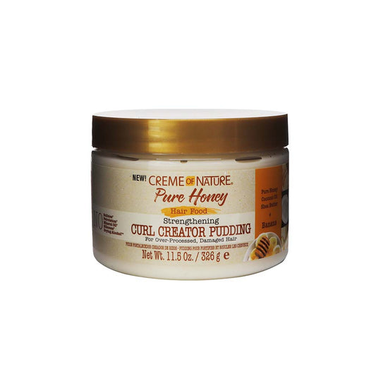 Creme Of Nature Pure Honey Hair Food Banana Curl Creator Pudding (11.5oz) | Miami Beauty Supply