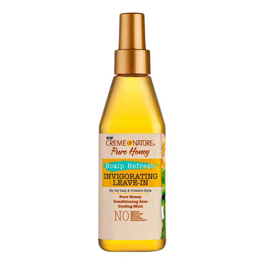 Creme Of Nature Pure Honey Scalp Refresh Invigorating Leave In (8oz) | Miami Beauty Supply