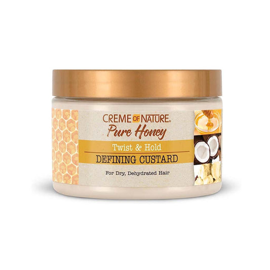 Creme Of Nature Pure Honey Twist & Hold Defining Custard (11.5 oz) | Miami Beauty Supply