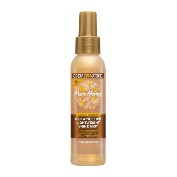 CREME OF NATURE Pure Honey Silicone-Free Lightweight Shine Mist (4oz)
