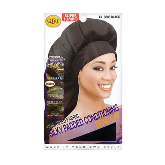 Qfitt - Silky paded Conditioning Braid Cap - Super Jumbo | Miami Beauty Supply