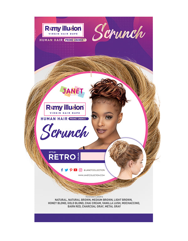 REMY ILLUSION SCRUNCH RETRO