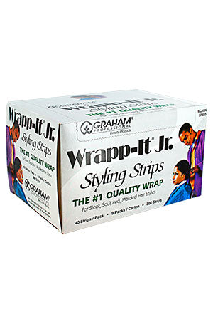 Sanek Wrapp-It Jr. [Black] (40strips/9pk/bx)