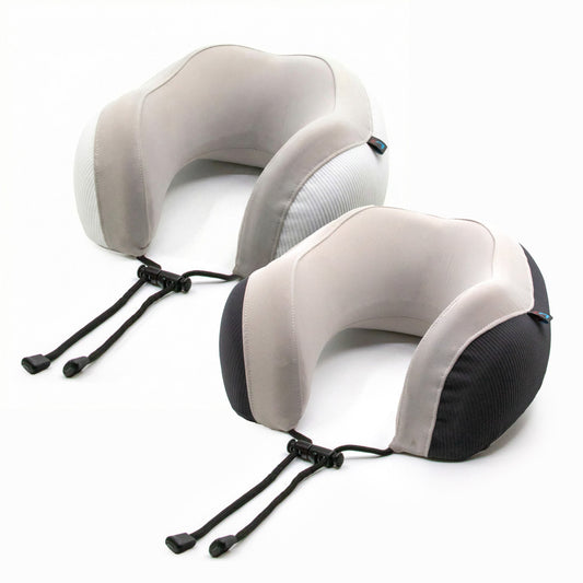 Intervision Premium Memory Foam Travel Pillow [Grey] [Online Only]