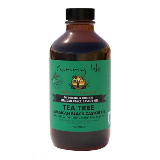 SUNNYISLEJamaicanBlackCastorOil_TeaTree_4oz.jpg | Miami Beauty Supply