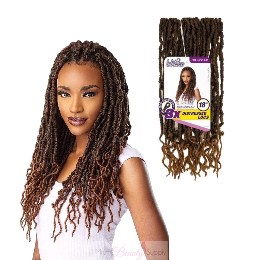 Sensationnel Lulutress 3X Distressed Locs 18″