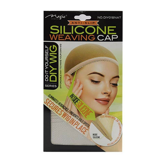 Magic Collection DIY Silicone Weaving Cap - Natural Beige | Miami Beauty Supply