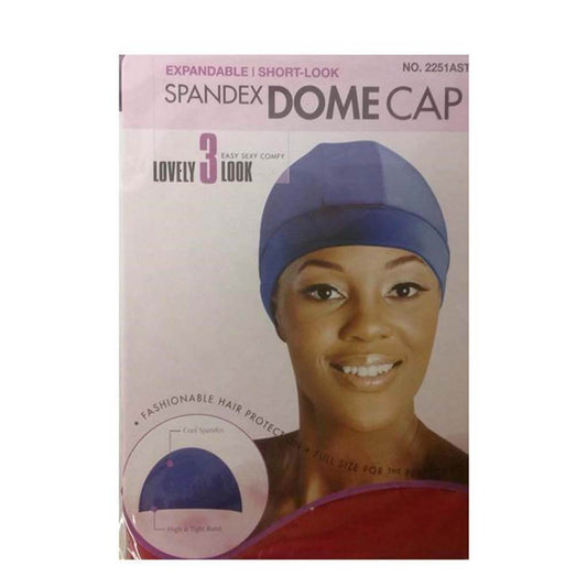 Spandex Dome Cap - Assorted | Miami Beauty Supply