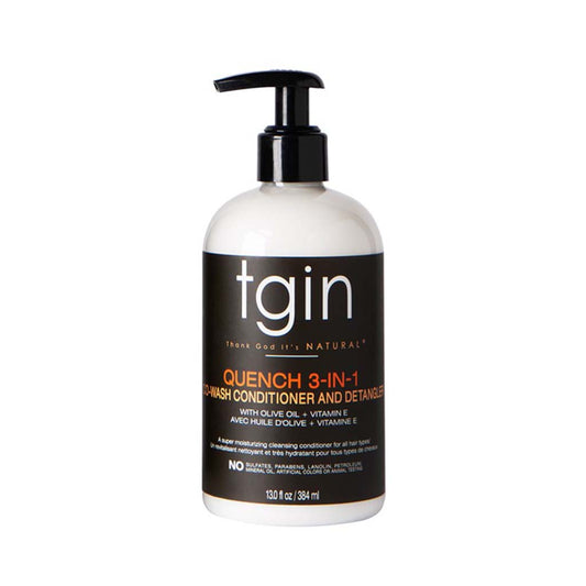 TGIN Quench 3-In-1 Co-wash Conditioner and Detangler (13oz) | Miami Beauty Supply