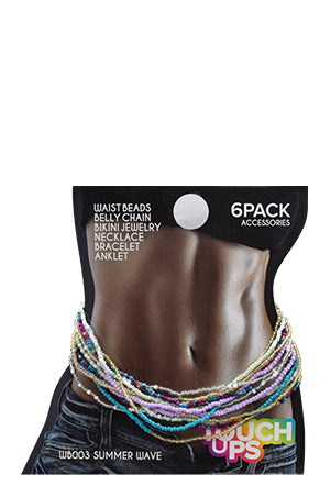 Touch Ups Waist Beads Chain -Hearts #WB008