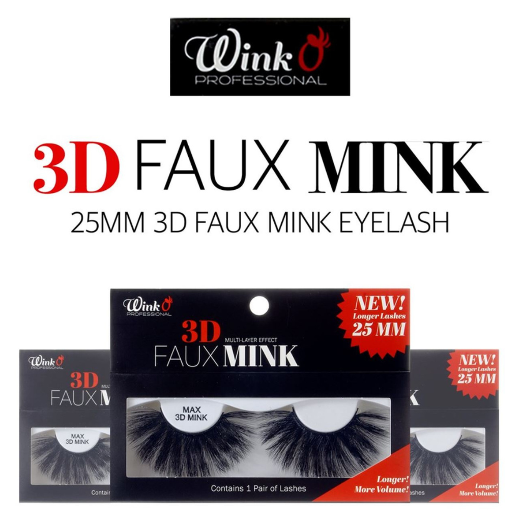 Wink O 25 mm 3D Faux Mink Eyelash | Miami Beauty Supply