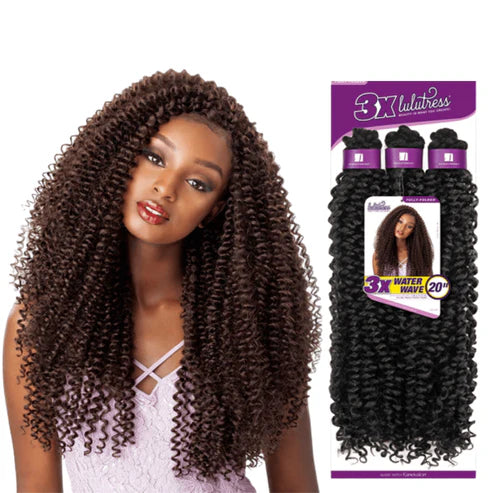 Sensationnel Crochet Braids Lulutress 3X Water Wave 20" [20 PCS]