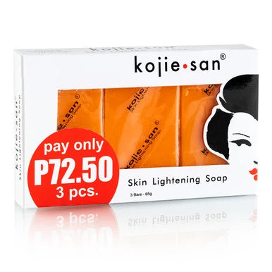 Kojie San Skin Lightening Kojic Acid Soap 3 Bars - 65g - WHOLESALE [36]  PCS
