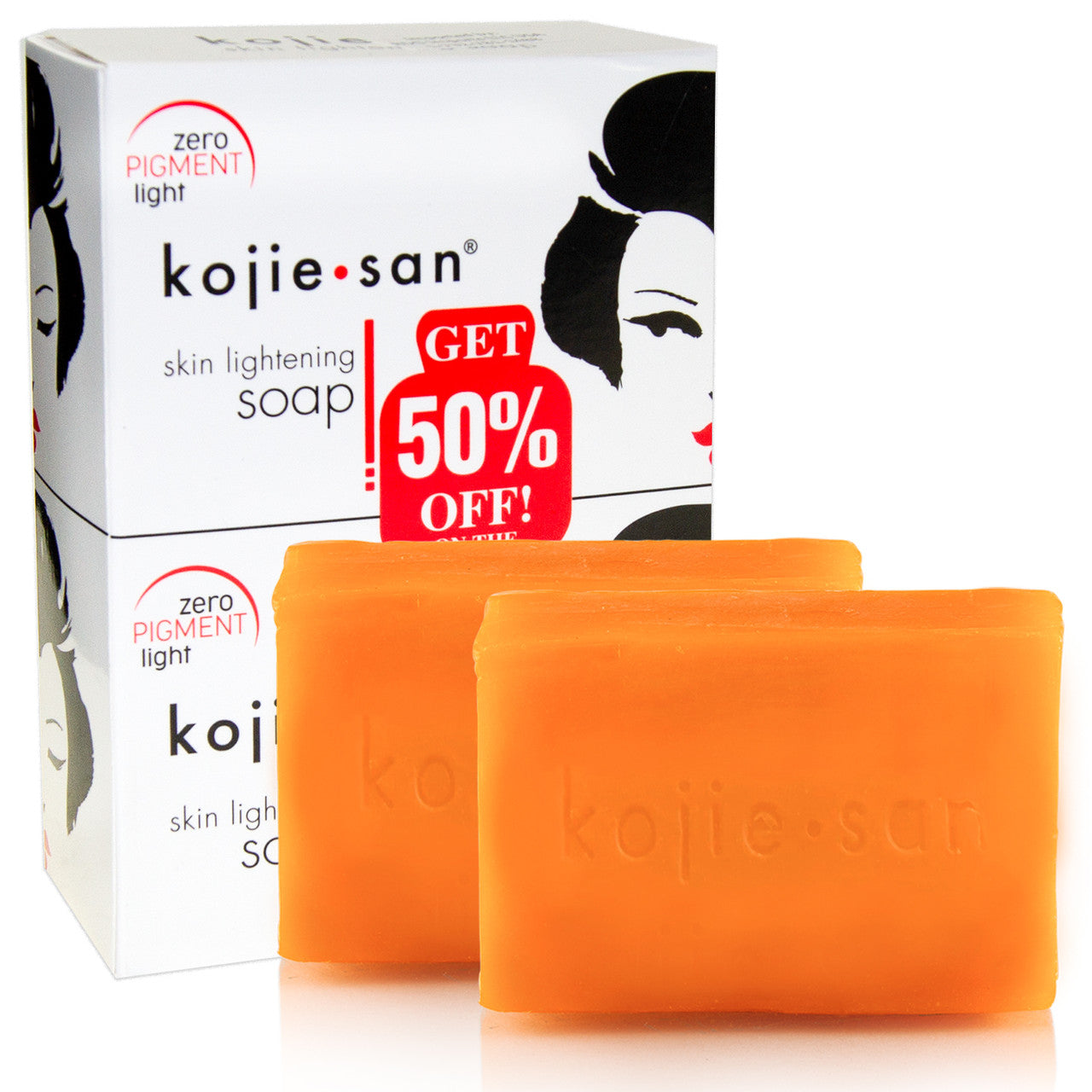 Buy Bulk & SAVE! 10 boxes (20 Bars) Kojie San Skin Lightening Kojic Acid Soap - 135g