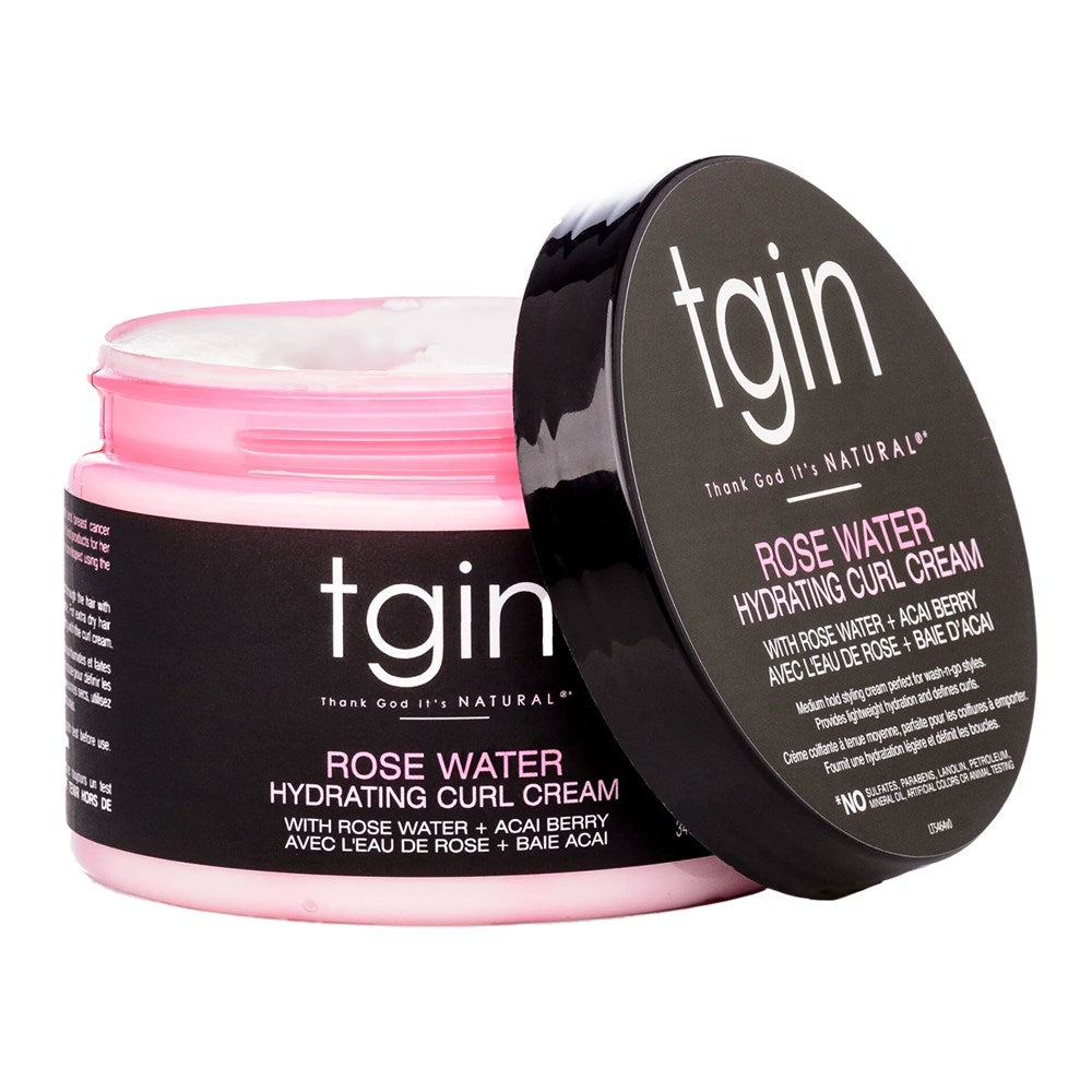 TGIN Rose Water Hydrating Curl Cream (12oz)