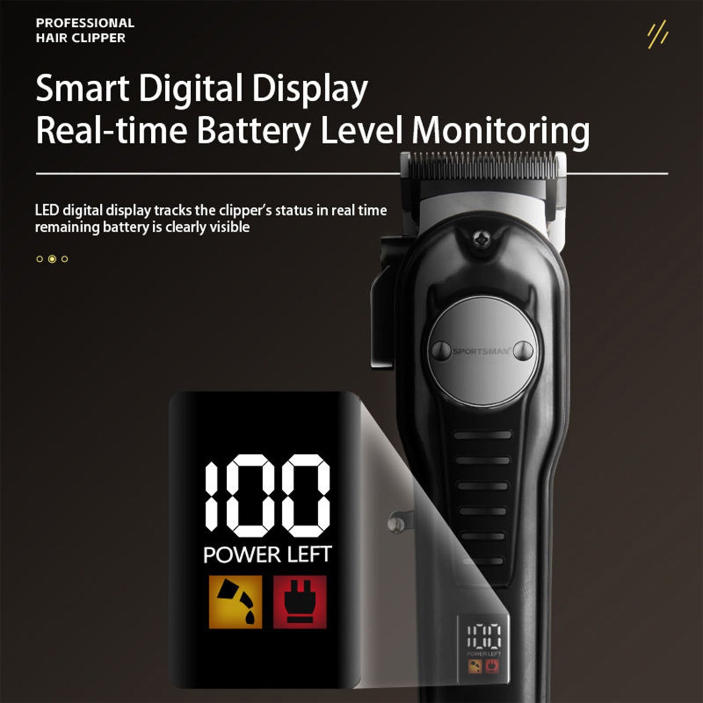 SPORTSMAN Professional Wireless Hair Clipper (Online Only)