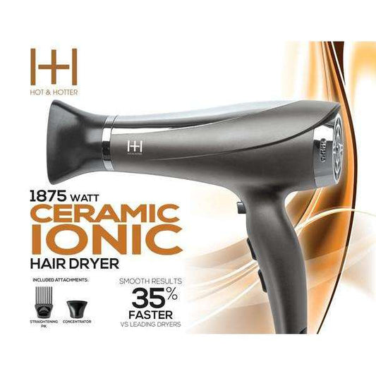 ANNIE HOT& HOTTER CERAMIC IONIC PRO 1875 HAIR DRYER