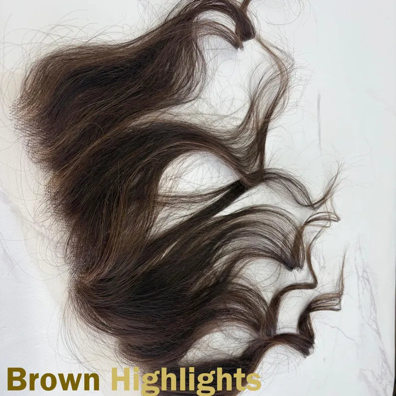 HD HAIRLINE TOPPER 16" #4 STRAIGHT 2" X 13"