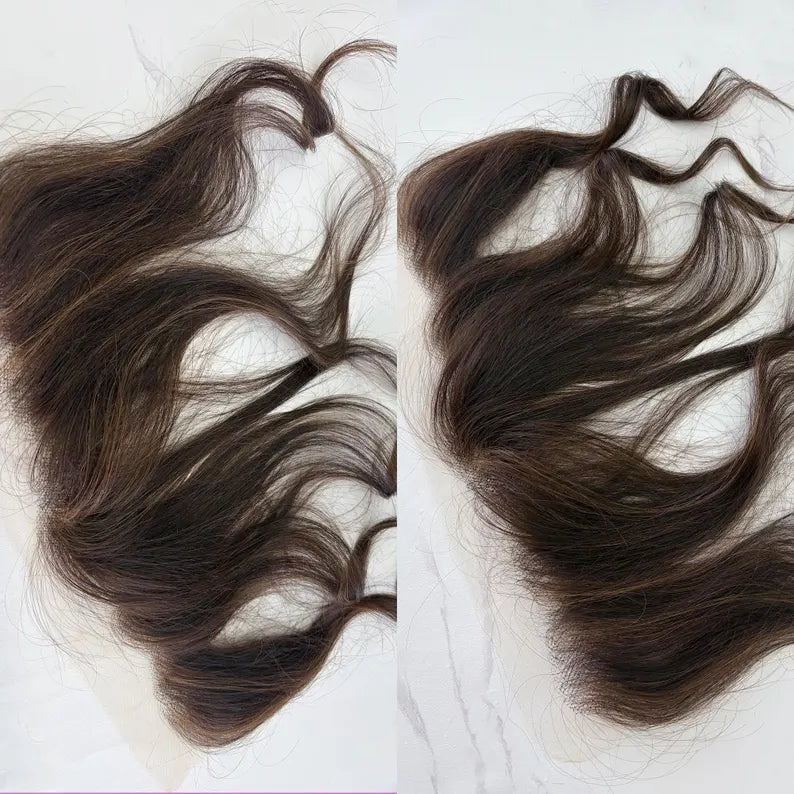 HD HAIRLINE TOPPER 16" #4 STRAIGHT 2" X 13"