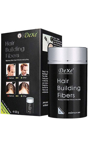 Dexe Hair Building Fibers NO.1 #Black (22g)