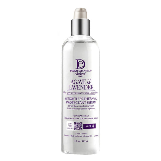 DESIGN ESSENTIALS Agave & Lavender Weightless Thermal Protectant Serum (4oz)