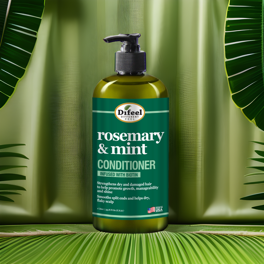 Difeel Rosemary & Mint Strengthening Conditioner (1L. 33oz ]